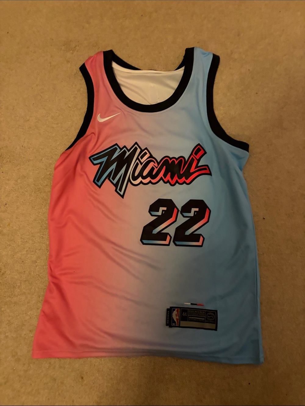 Nike Miami Gradient Tank Top Jersey - Pink & Light Blue